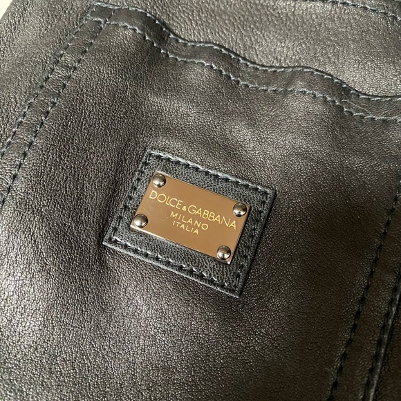 Dolce & Gabbana slim leather trouser goatskin 42 - Picture 9 of 11